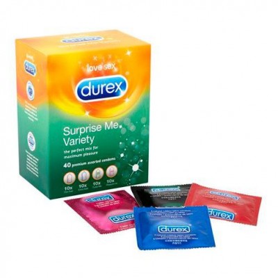 Durex Surprise Me Variety 40 Pack Condoms